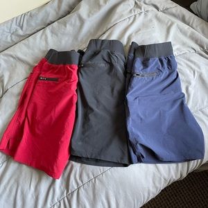 3 Pair Fabletics Shorts